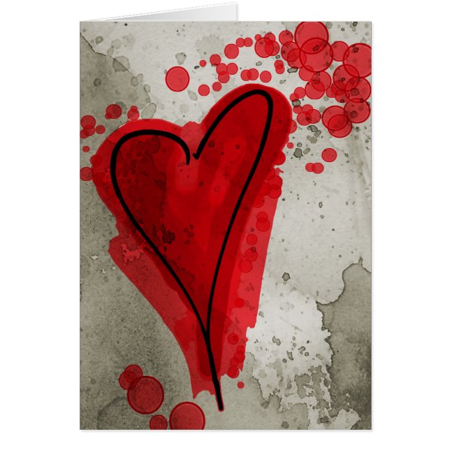 Rotes Inky Herz (Vorne)