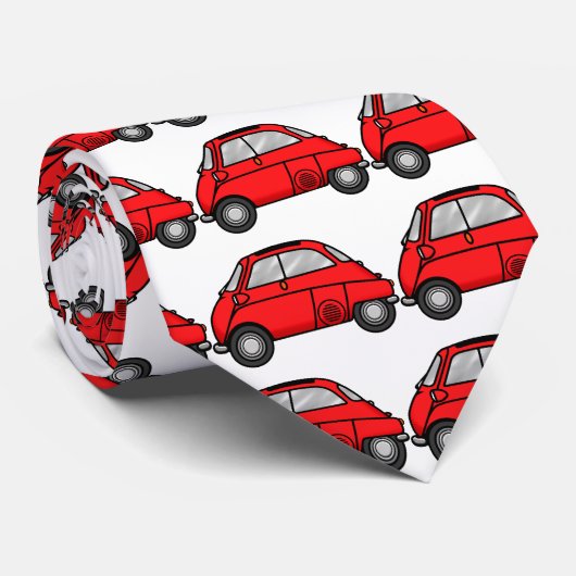 Rotes Isetta Krawatte (Gerollt)