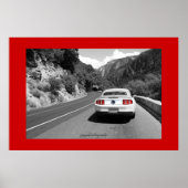 rotes Josemantik-Poster Poster (Vorne)