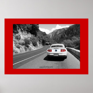 rotes Josemantik-Poster Poster