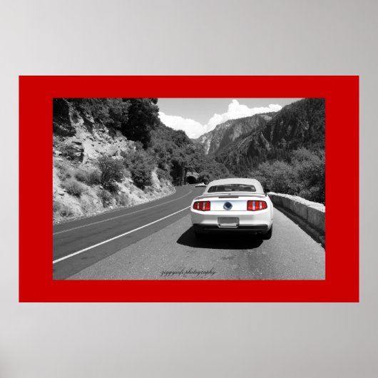 rotes Josemantik-Poster Poster (Vorne)