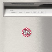 Rotes Jubelfähnchen Personalisiertes Spind Magnet (In Situ (Geschirrspüler))