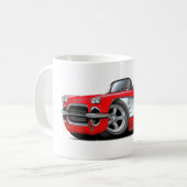 Rotes Kabriolett 1961 Korvette Kaffeetasse (Vorderseite Links)
