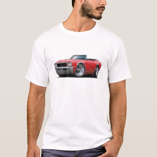 Rotes Kabriolett 1968 Buicks GS T-Shirt (Vorderseite)