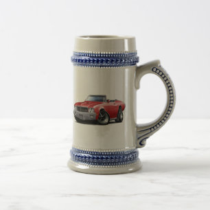 Rotes Kabriolett 1970-72 Buicks GS Bierglas