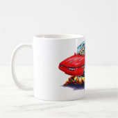Rotes Kabriolett 1984-93 Korvette Kaffeetasse (Links)