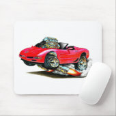 Rotes Kabriolett 1998-2004 Korvette Mousepad (Mit Mouse)