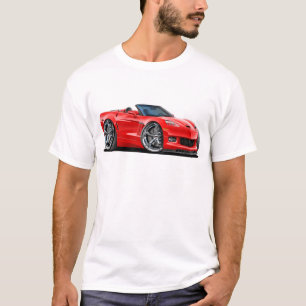 Rotes Kabriolett 2010-12 Korvette T-Shirt