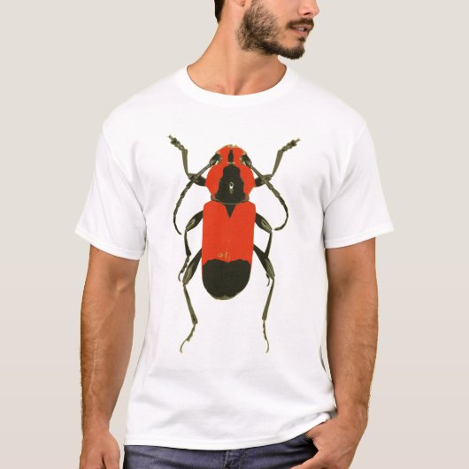Rotes Käfer-Shirt T-Shirt (Vorderseite)