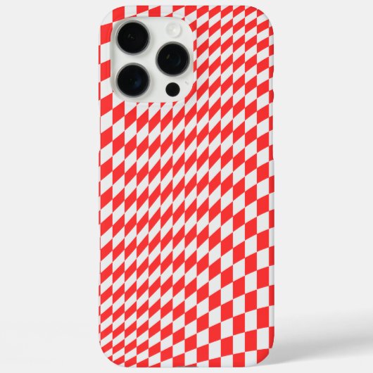 Rotes Kaleidoskop Case-Mate iPhone Hülle (Rückseite)