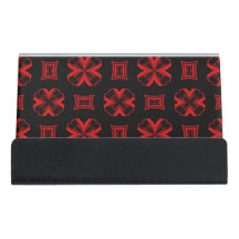 Rotes Kaleidoskop X und Quadrat
