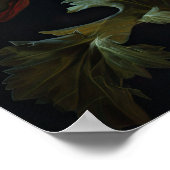 Rotes Kalifornien Mohnblumen Blume Art Print Poste Poster (Ecke)