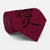 Rotes Kanji-Liebe Washi Herz Krawatte (Gerollt)