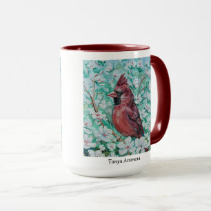 Rotes Kardinal Tasse
