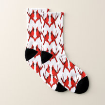 Rotes Kardinals-Muster