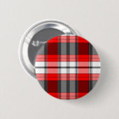 Rotes kariertes button (Vorne & Hinten)