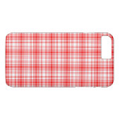 Rotes kariertes Case-Mate iPhone hülle (Rückseite (Horizontal))
