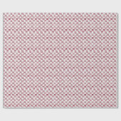 Rotes kariertes dekoratives Geschenkpapier (Flach)