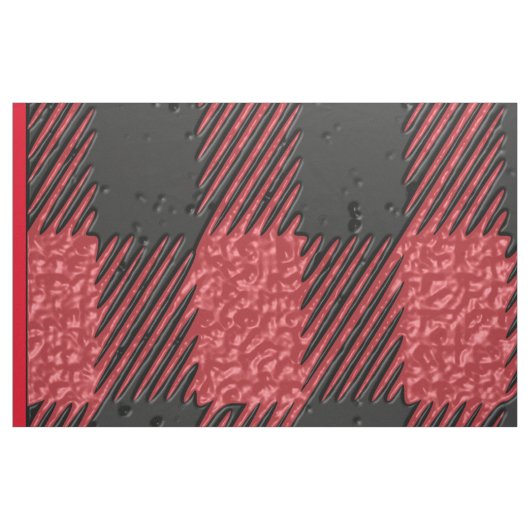 Rotes kariertes Gewebe Stoff (Fat Quarter (45,7 x 55,9 cm))
