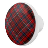 Rotes kariertes keramikknauf (Rechts)