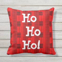 Rotes Kariertes Kissen