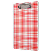 Rotes kariertes klemmbrett (Links)