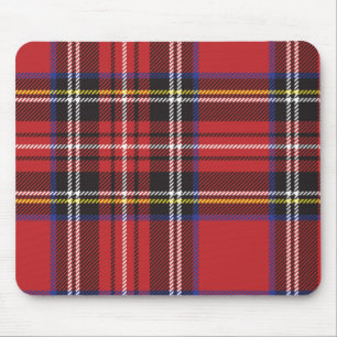 Rotes kariertes Mousepad