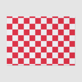 Rotes kariertes seidenpapier
