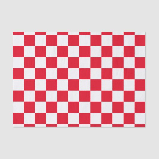 Rotes kariertes seidenpapier (Vorderseite)