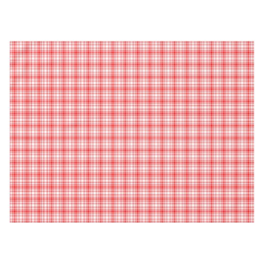 Rotes kariertes tischdecke (Vorderseite (Horizontal))