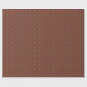 Rotes Kariertes Wrackpapier Geschenkpapier (Flach)