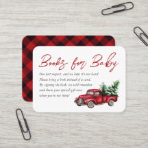 Rotes Karo-Bundle-of-Joy-Buch für Baby-Einlagen