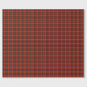 Rotes Karo Geschenkpapier (Flach)