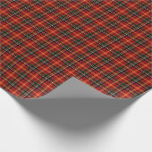Rotes Karo Geschenkpapier (Ecke)