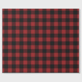 Rotes Karo-Geschenkpapier Geschenkpapier (Flach)