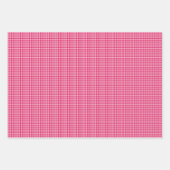 Rotes Karo Geschenkpapier Set (Vorderseite 3)