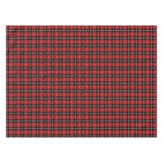 Rotes Karo-Hintergrundbild Tischdecke (Vorderseite (Horizontal))