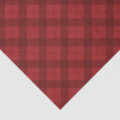 Rotes Karo-Weihnachtsgeschenk Seidenpapier (Ausschnitt)