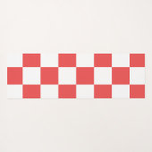 Rotes Karomuster-Hintergrund-Yogamatte Yogamatte (Rückseite (Horizontal))