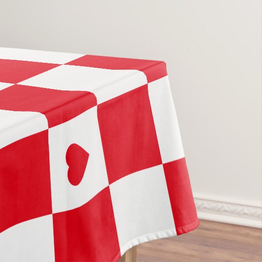 Rotes Karomuster-Hintergrundtischdecke Tischdecke (Beispiel)