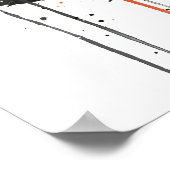Rotes Kaviar Gunkan Sushi Poster (Ecke)