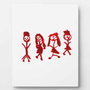 Rotes Kaylee meine Familie 2013 Art1a Hoboken das  Fotoplatte