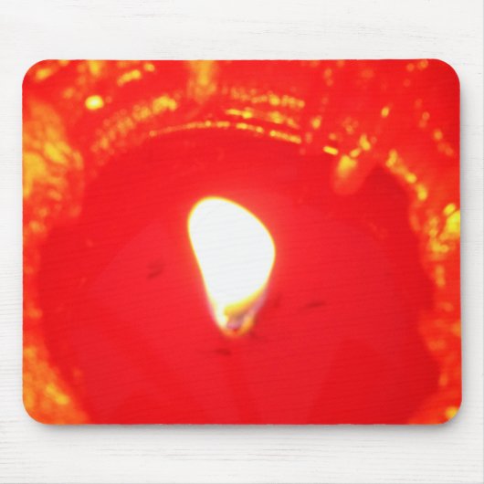 Rotes Kerzenlicht, Flamme, Kerze, Weihnachten-Lieb Mousepad (Vorne)