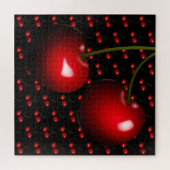 Rotes Kirsch-Puzzle Süßes Geschenk Puzzle (Horizontal)