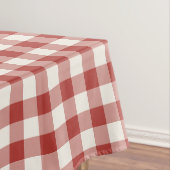 Rotes klassisches Picknick-Gingham-Karo Tischdecke (Beispiel)
