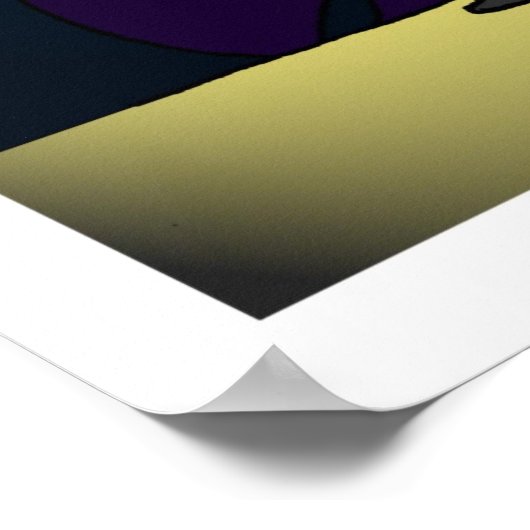 Rotes Kleid in Spotlight Poster (Ecke)