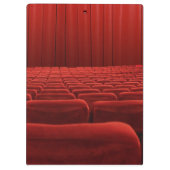 Rotes Klemmbrett (Rückseite)