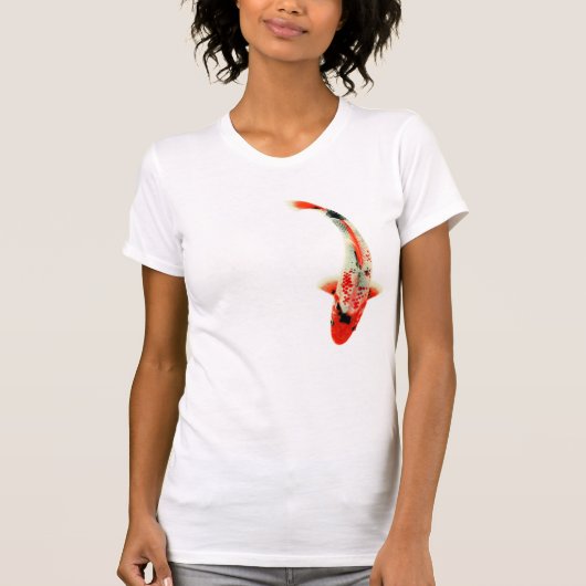 Rotes Koi T-Shirt (Vorderseite)