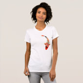 Rotes Koi T-Shirt (Vorne ganz)