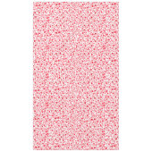Rotes Konfetti-Herzen-Muster Tischdecke (Vorderseite)